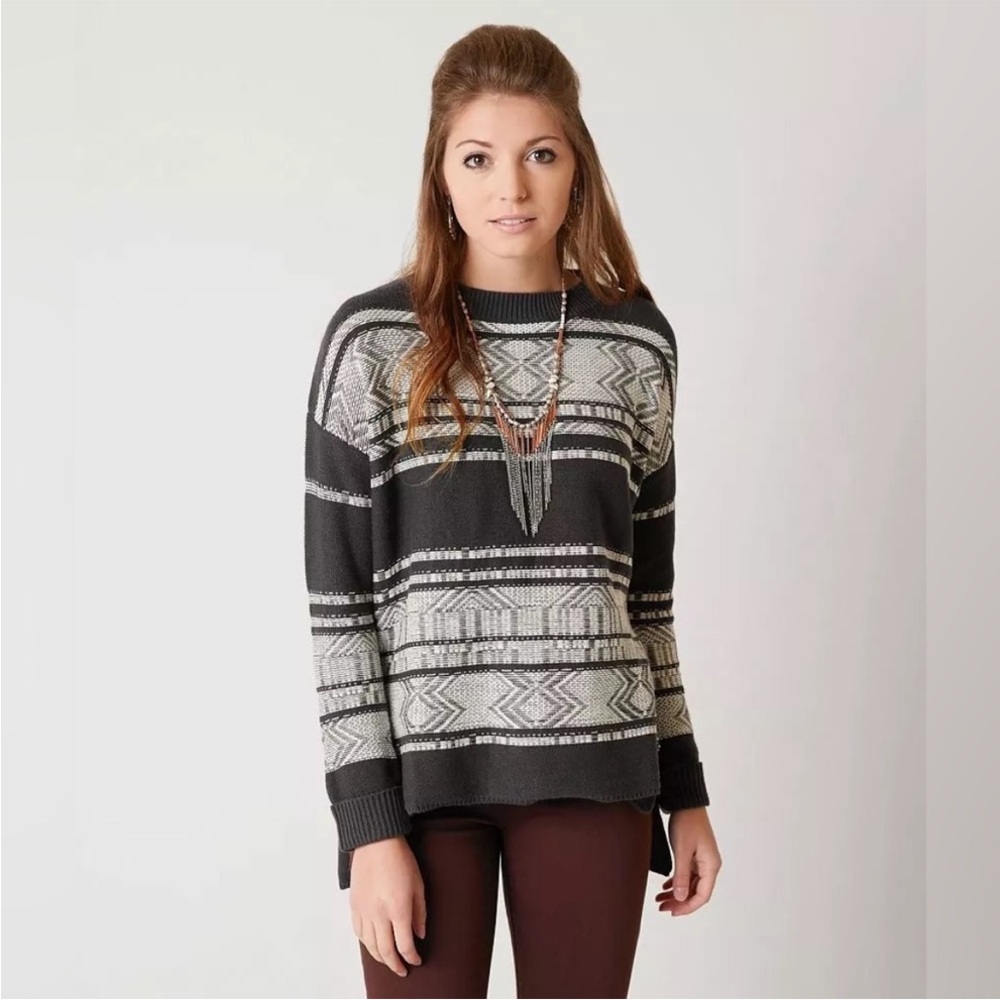 Billabong women’s brown and cream sweater